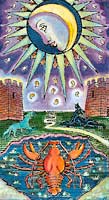 The Moon Tarot Card