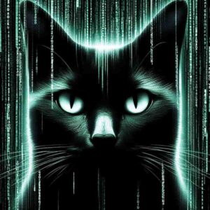 Black cat the fate sign Black cat the fate sign