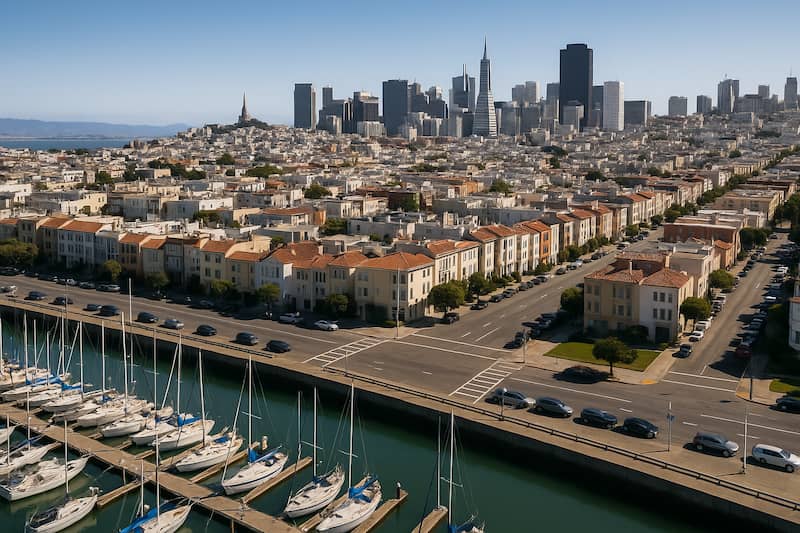 San Francisco's famous Marina District