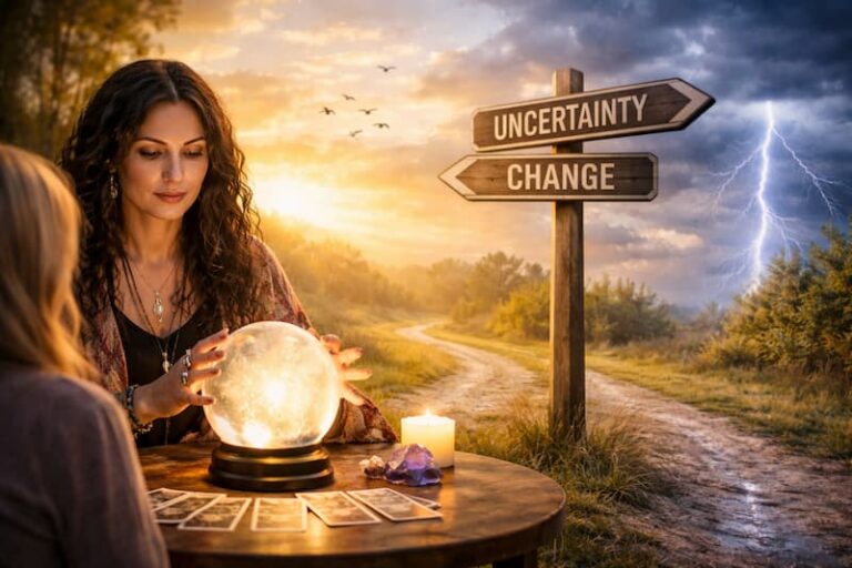 Tarot reading in hard times